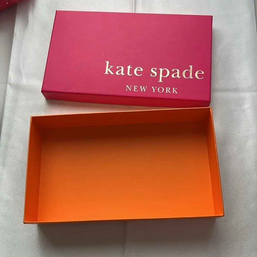 Kate spade empty box pink and orange